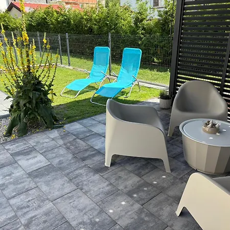 Twoje Jacuzzi I Ogrod- Modern Wyspa Sobieszewska דירה