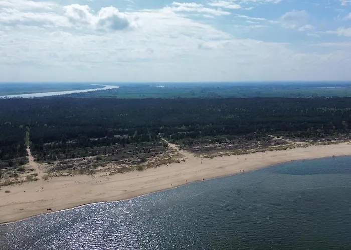 Modern Wyspa Sobieszewska Lägenhet *